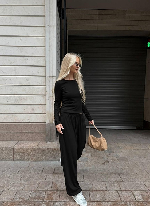 Женский стильный повседневный костюм двойка микродайвинг Одесса - изображение 2