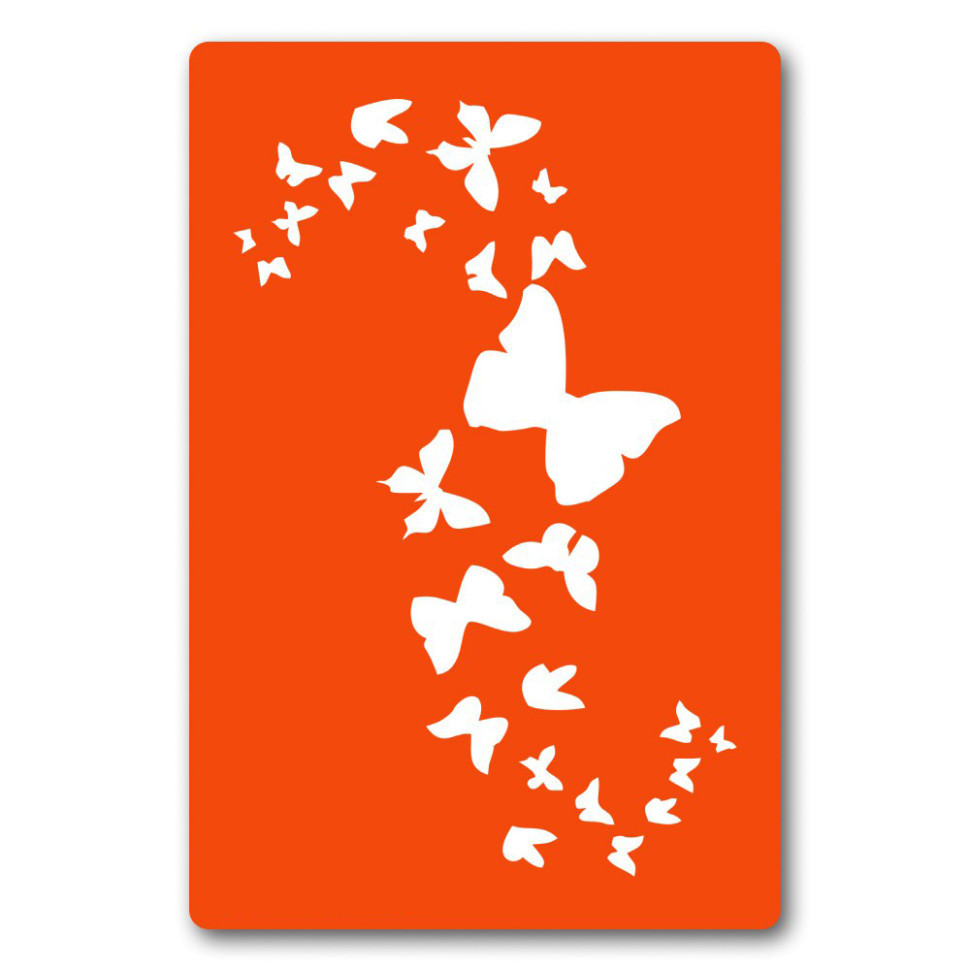 Трафарет для био-тату Бабочки bx002-15*20см, размер 15х20 см Винница - изображение 1