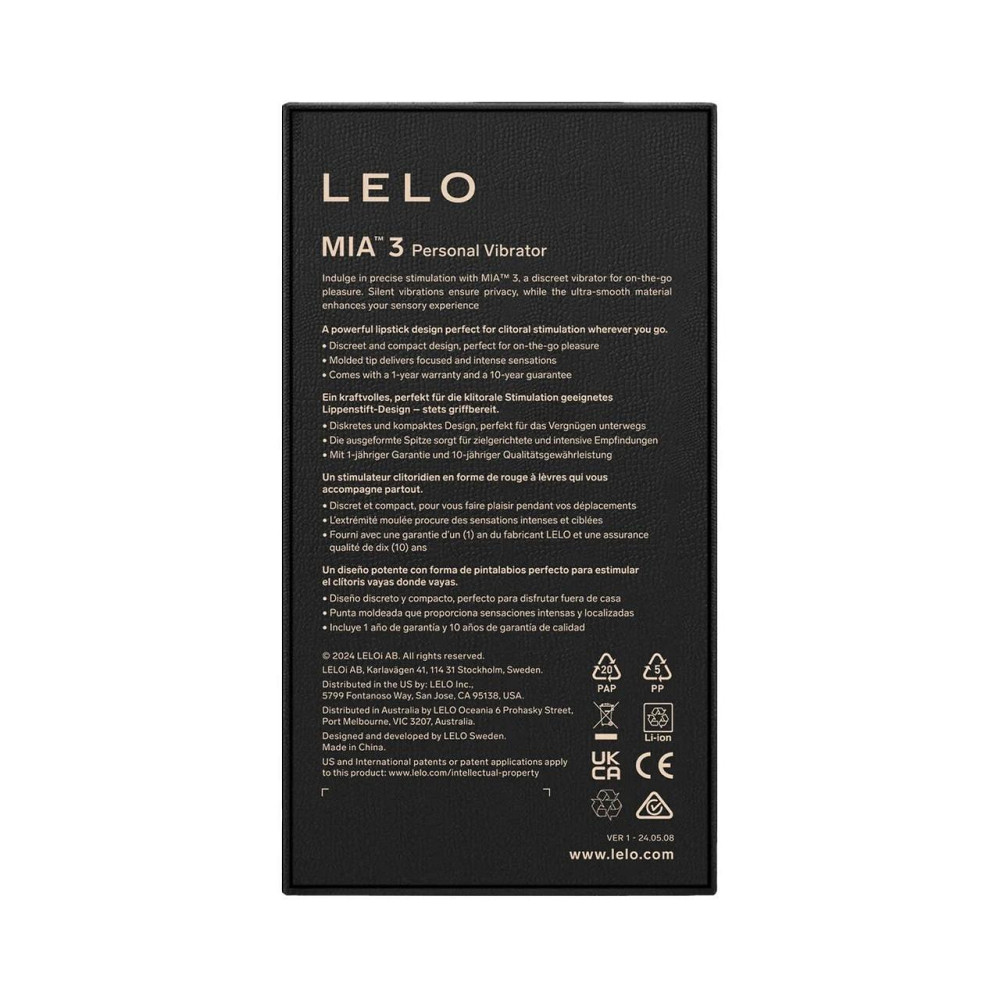 Шикарна віброкуля LELO Mia 3 Deep Rose Sex Aura Київ - фото 10