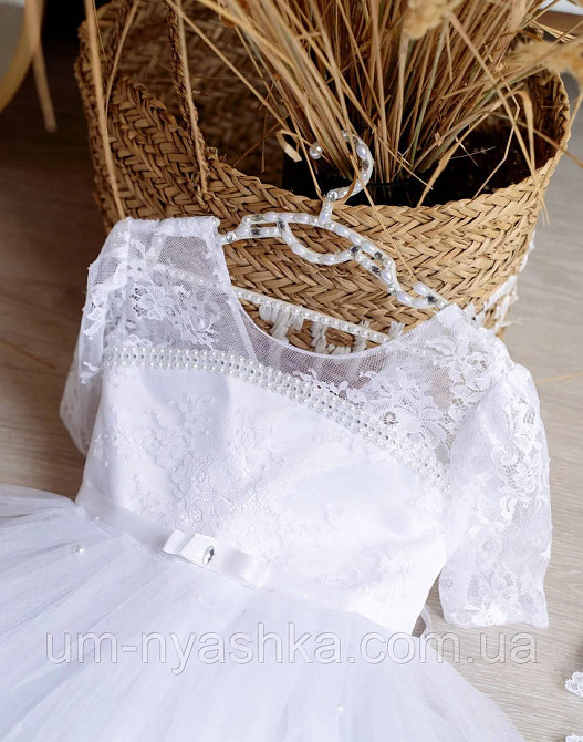 Платье Снежинка Детское нарядное белое платье Снежинка-рукавчик 98-110 Кривой Рог - изображение 6