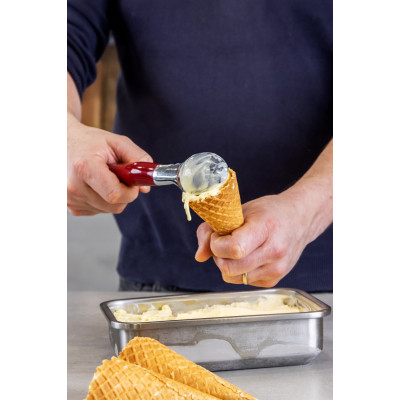 Ложка для морозива KitchenAid Coreline, 21,6 см, червона (KAG117OHERE) Вінниця - фото 6