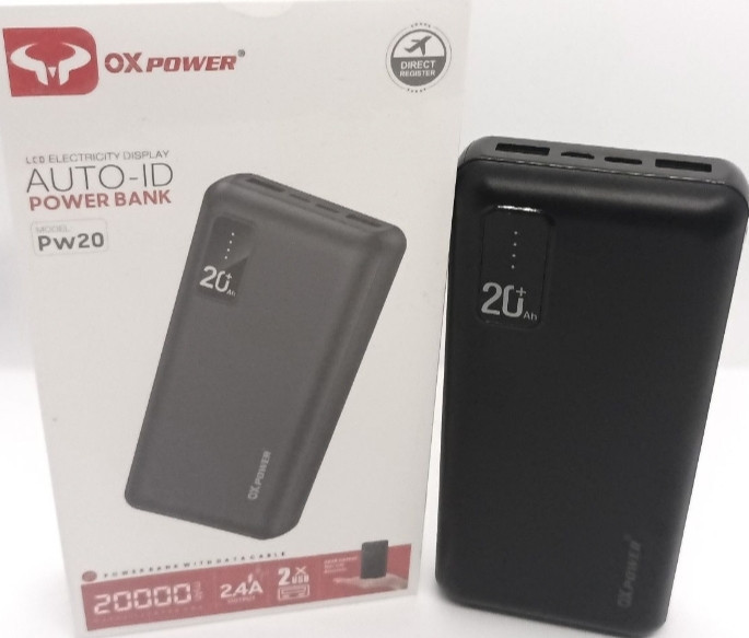 Павербанк Power bank OX PW-20 на 20000 mAh. Київ - фото 5