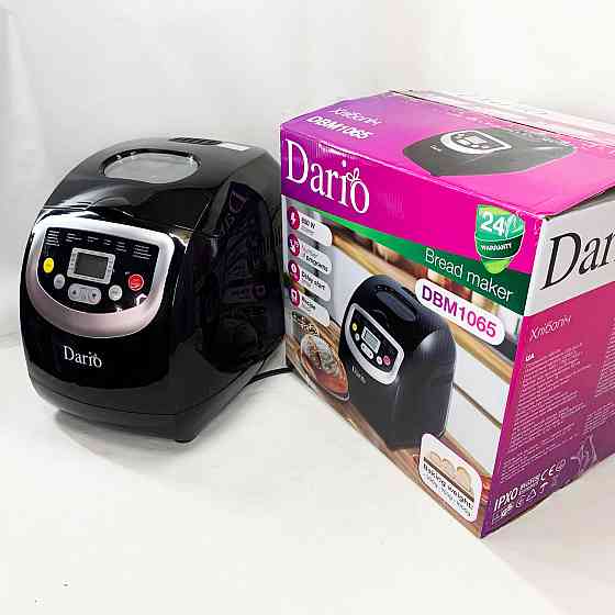 Хлебопечка с регулируемой корочкой DARIO DBM 1065 600 Вт, 19 програм, Хлебопечь дисплей XB-53 Львов