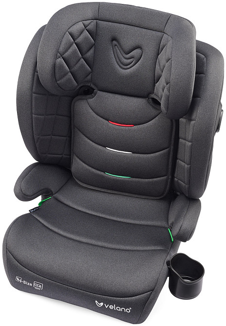 Автокресло Velano Forza 2 в 1 i-Size (рост 100–150 см) ISOFIX (Серый) Киев - изображение 4