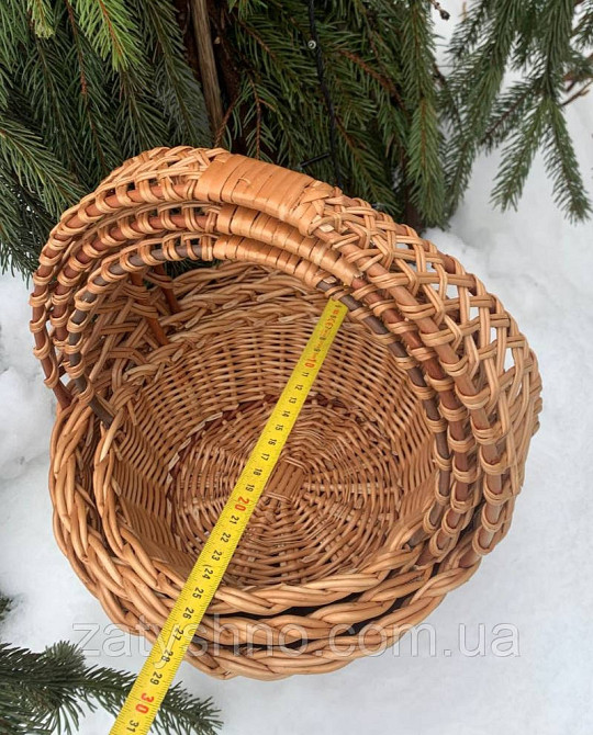 Кошик із лози на подарунки Київ - фото 7