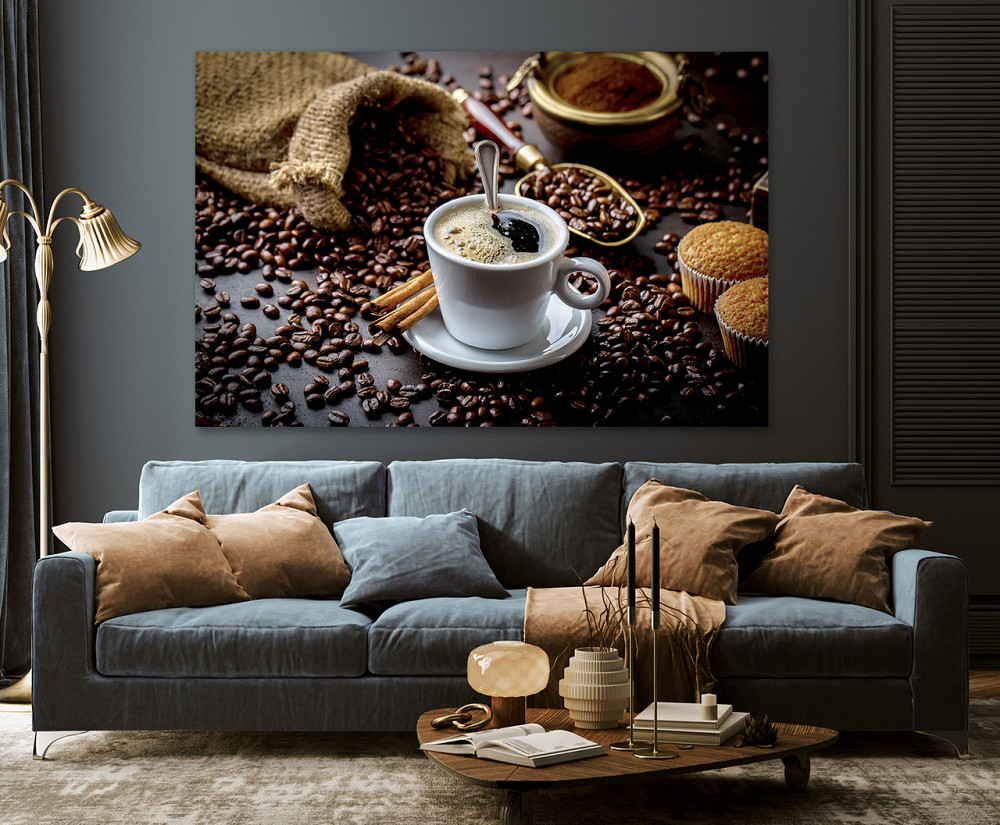 Картина холст в гостиную / спальню  Кава   MLP_324 80x120 см Киев - изображение 3