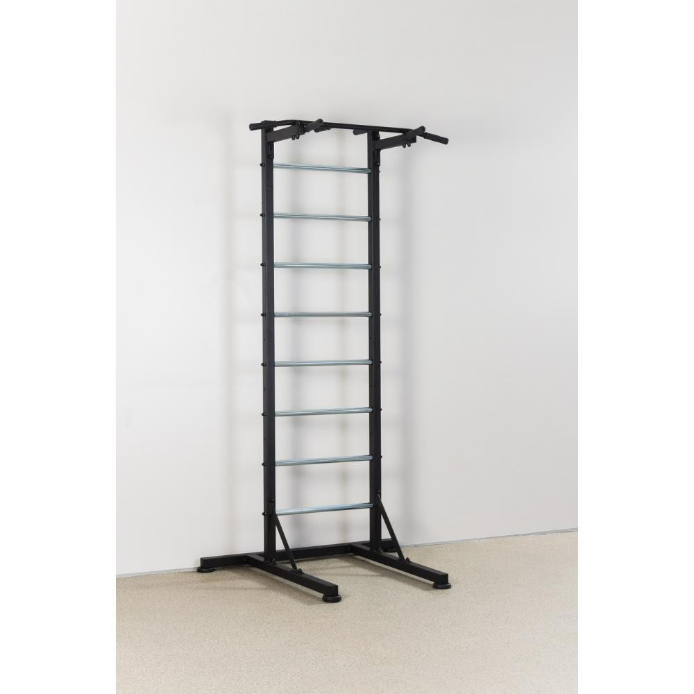 Шведская стенка передвижная Universal Black Pro универсальная без креплений скамья для пресса турник брусья Каменское - изображение 4