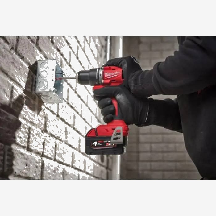 Дриль-шурупокрут з ударом акумуляторний MILWAUKEE, M18 BLPDRC-0, 60Нм (+акк., M18 B2 (2Aг)) Одеса - фото 6