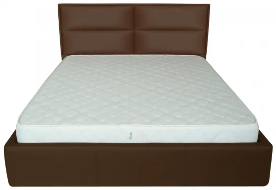 Ліжко Sheffield VIP 120 х 190 см Fly 2231 A1 З додатковою металевою цільнозварною рамою Темно-коричневий Київ