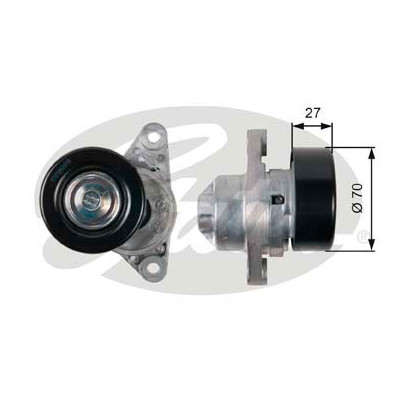 Натягувач ременя з роликом Gates T38273 Вінниця - фото 1