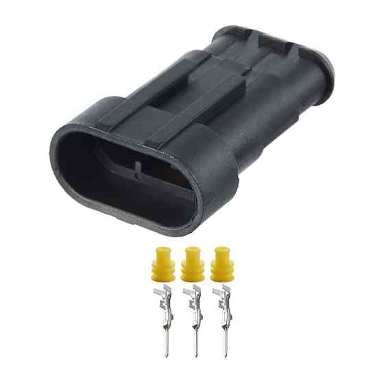 Роз'єм конектор 3-кон., 282105-1, TE Америка, Корея, Японія, Америка, Швеция, Buick, Cadillac, Chevrolet, Daewoo, GMC, Isuzu Київ