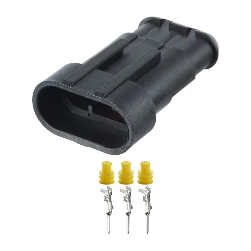 Разъем коннектор 3-кон., 282105-1, TE Америка, Корея, Япония, Америка, Швеция, Buick, Cadillac, Chevrolet, Daewoo, GMC, Isuzu Киев - изображение 1