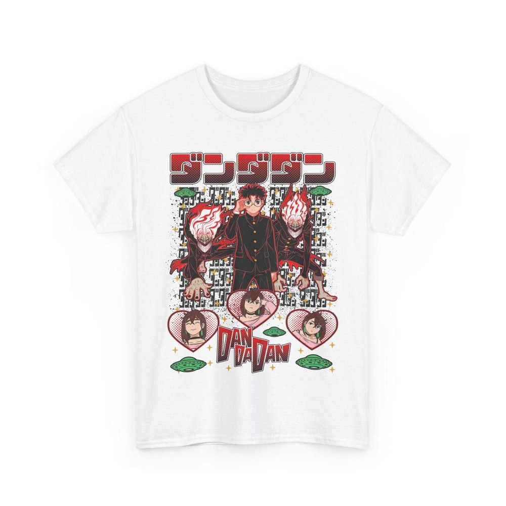 Футболка з аніме принтом Дандадан Окарун Момо Айасе оверсайз (S/M/L) Чорний AnimeJ0398 Дніпро - фото 4