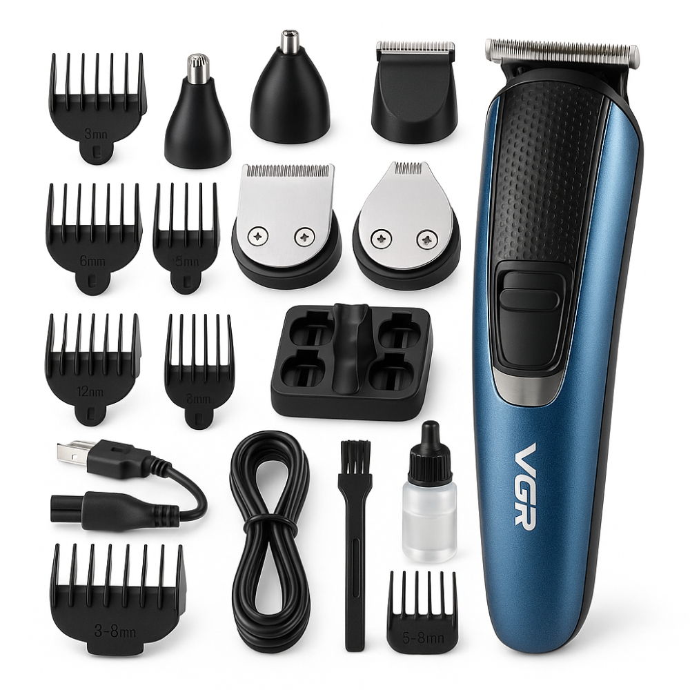 Профессиональный триммер с набором насадок, Острые профессиональные машинки для стрижки волос TC-80 Львов - изображение 20