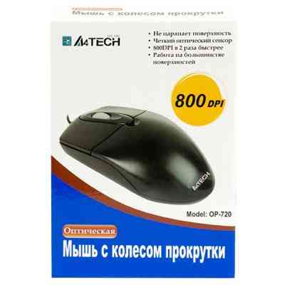 Мишка A4Tech OP-720 Black-PS/2 Вінниця