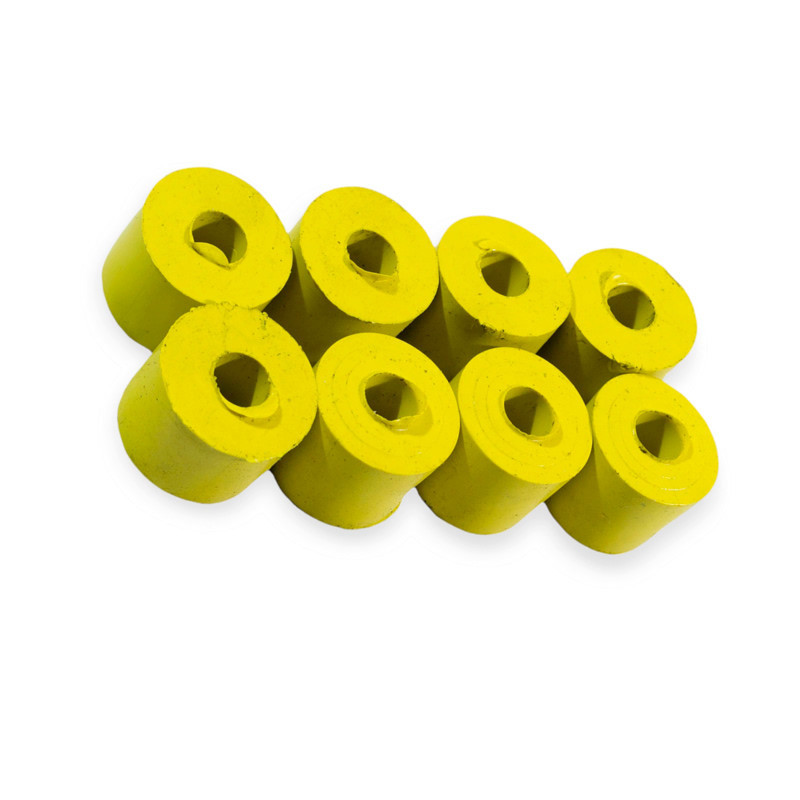 Втулка стабилизатора Москвич 412 полиуретан желтый (к-кт 8 шт) стойки Мукачево - изображение 1