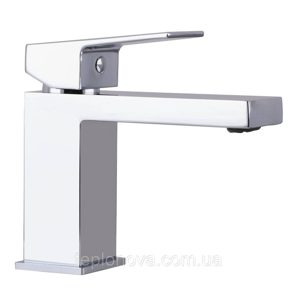 Змішувач для умивальника TOPAZ ODISS TO 18401-H61B Квадро cartridge D35, шланги 45 см Чернівці - фото 4