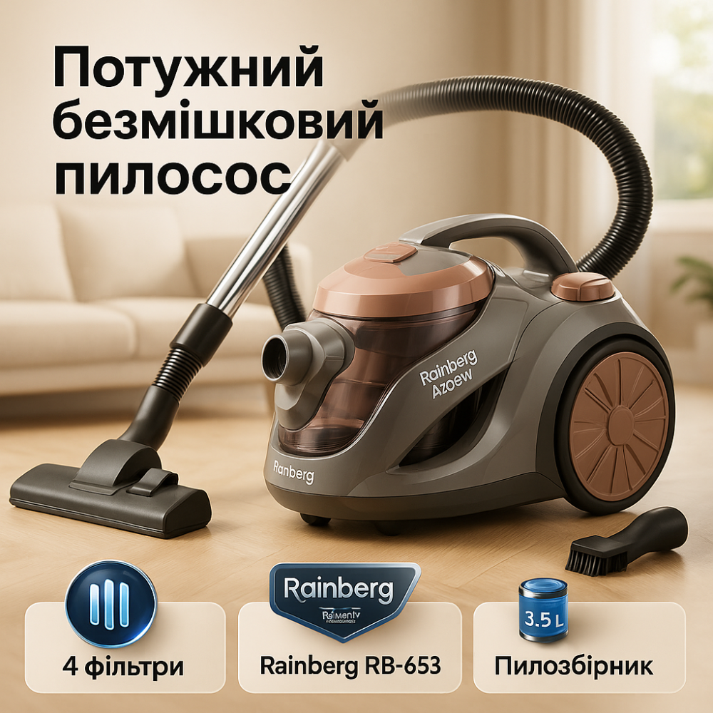 Мощный контейнерный пылесос для уборки дома, Компактный контейнерный пылесос, Пылесосы с колбой KQ-31 Львов - изображение 17