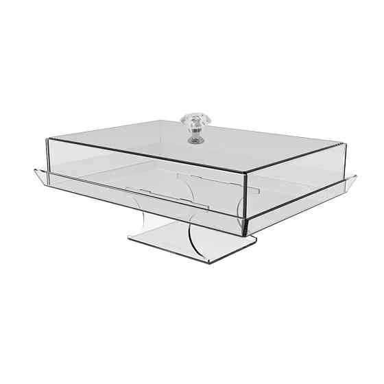 Тарелка для сыра EKOSTAR из акрила 276х196х110 Киев