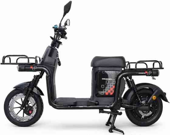 Электроскутер Crosser SUPER MAX (1200W 60V/30Ah LifePo4) Литой-Черный. Харьков