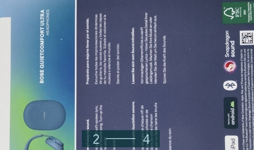 Наушники Bose QuietComfort Ultra Headphones Lunor Blue. Киев - изображение 2