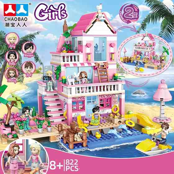 Конструктор Chaobao Пляжная вилла, 822 деталь Киев