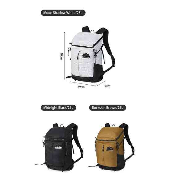 Рюкзак туристический Naturehike CNK2300BB017, 25 л, черный Киев