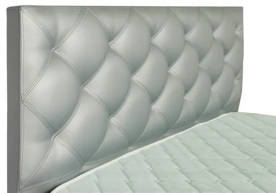 Кровать Bristol Standart 140 х 200 см Zeus Deluxe Silver Серебристый Киев