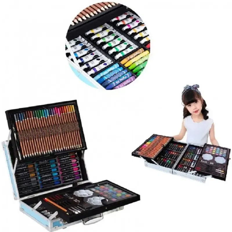 Набор для рисования 145 предметов в алюминиевом чемоданчике Коломыя - изображение 4