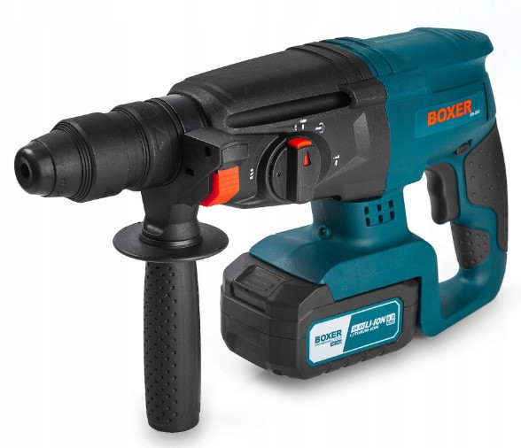 SR-083 Акумуляторний Перфоратор 24V Li-Ion 2x4.0Ah SDS+ 3 Режими Роботи, 2.1 Дж, Кейс, Зарядка Одеса - фото 5