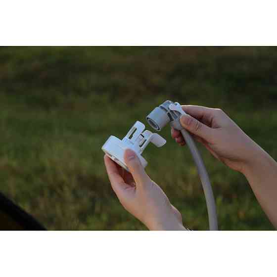 Душ портативний з насосом на акумуляторі Flextail Max Shower, білий Київ