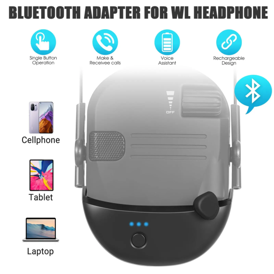 Bluetooth адаптер 5.1 для активних навушників Walkers Вінниця