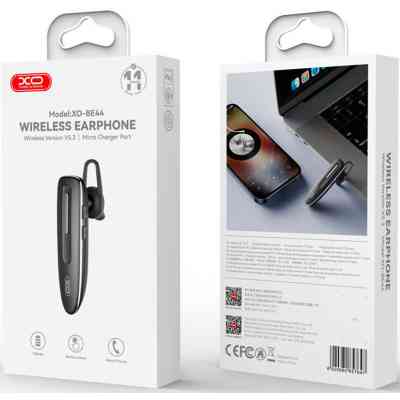 Bluetooth-гарнітура XO BE44 Black (BE44.black) Вінниця