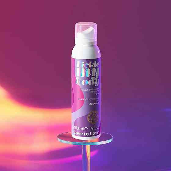Массажная пена Love To Love TICKLE MY BODY Strawberry (150 мл) увлажняющая Sex Aura Киев