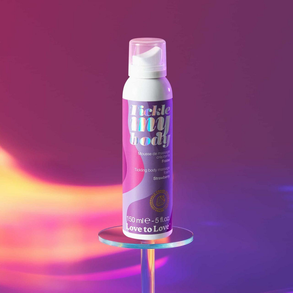 Масажна піна Love To Love TICKLE MY BODY Strawberry (150 мл) зволожувальна Sex Aura Київ - фото 2