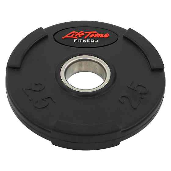 Диск прогумований 2.5 кг 51 мм LIFE-80154B-2_5 Київ