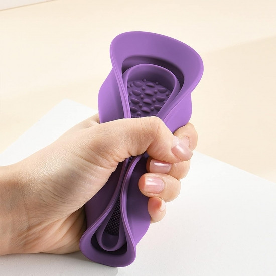 Ванночка для миття пензликів макіяжу складна (фіолетовий) Вінниця - фото 2