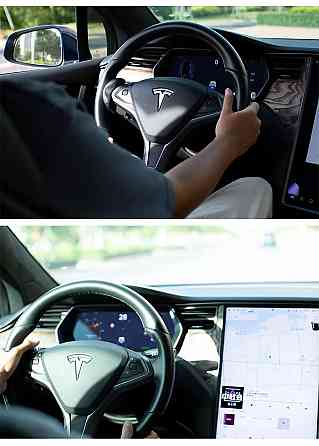 Противага на кермо автопілота FSD фіксатор для Tesla Model S/X (Чорне) Николаев