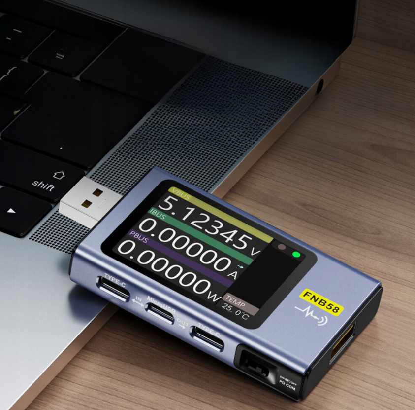 Тестер USB FNIRSI FNB58 з Bluetooth для акумуляторів Київ - фото 10