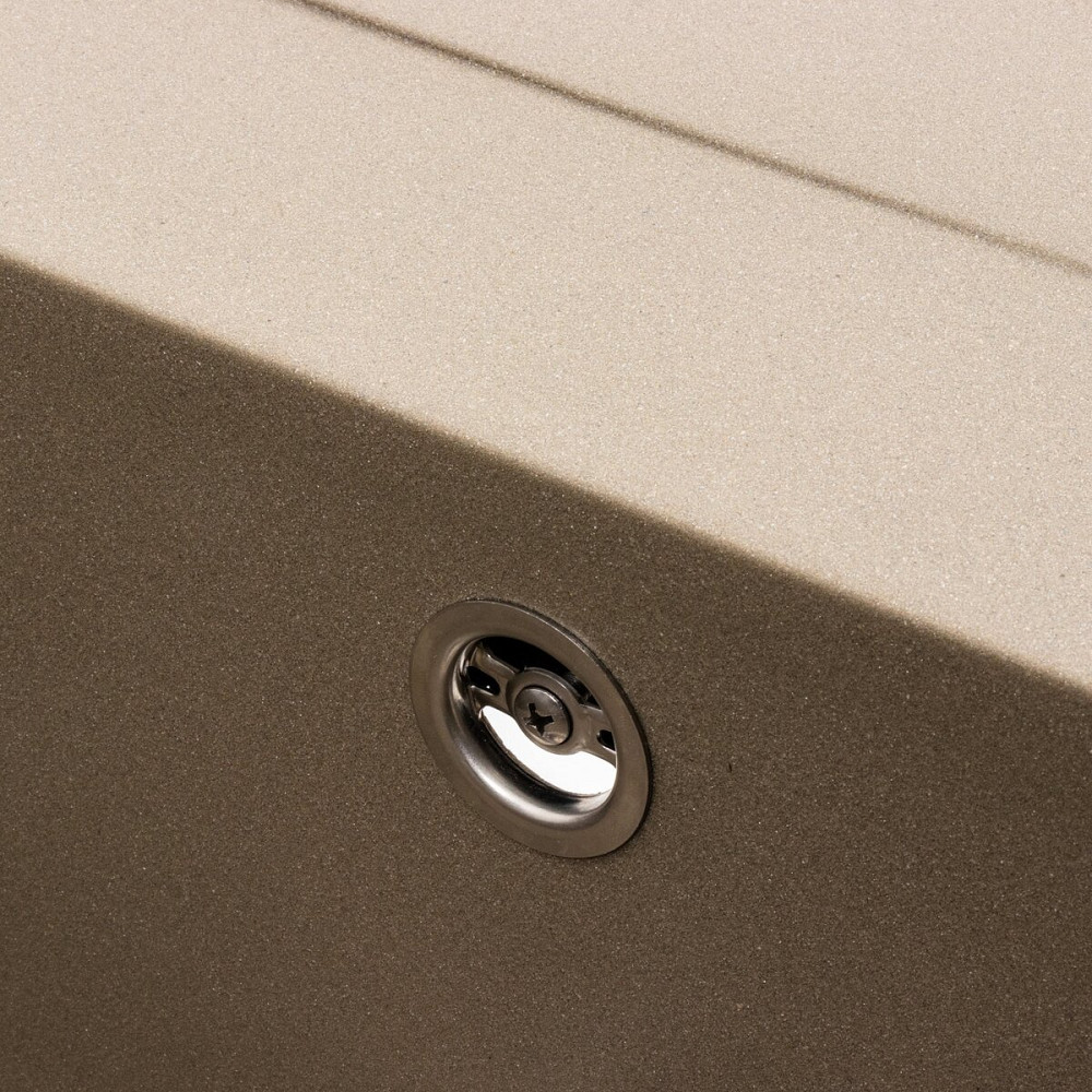 Гранітна мийка для кухні VALESO CASCADA 7050 матова Титан Коломия - фото 4