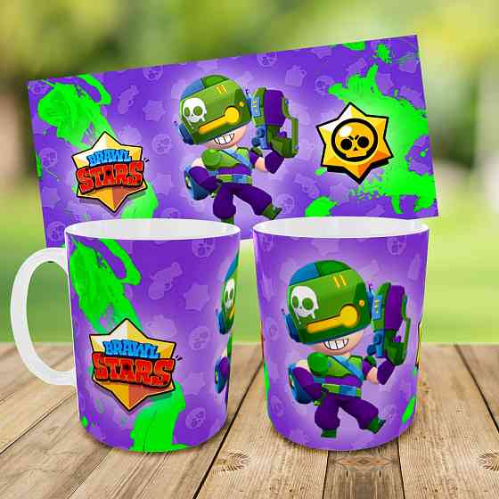 Дитячий набір Brawl Stars сумка-бананка + керамічна кружка з принтом (5585) Київ