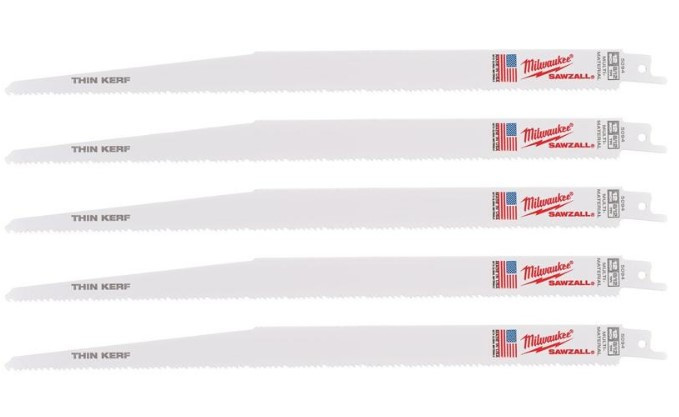Полотно для шабельних пил MILWAUKEE, 300х3,1/2,1мм, (5шт), (універсальне) Одесса - изображение 1