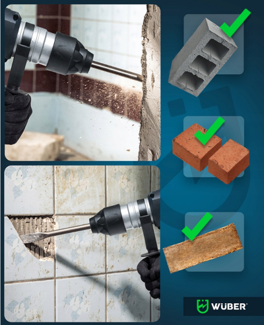 Дрель ударная Wuber 2600Вт (Польша) Киев - изображение 4