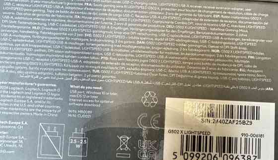 Нова запакована ігрова мишка Logitech g502 x Київ