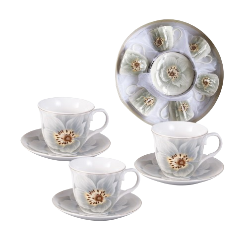 Сервіз чайний Жасмін 12 предметів (ч.230мл + блюдце d14см) S&T Житомир - изображение 1