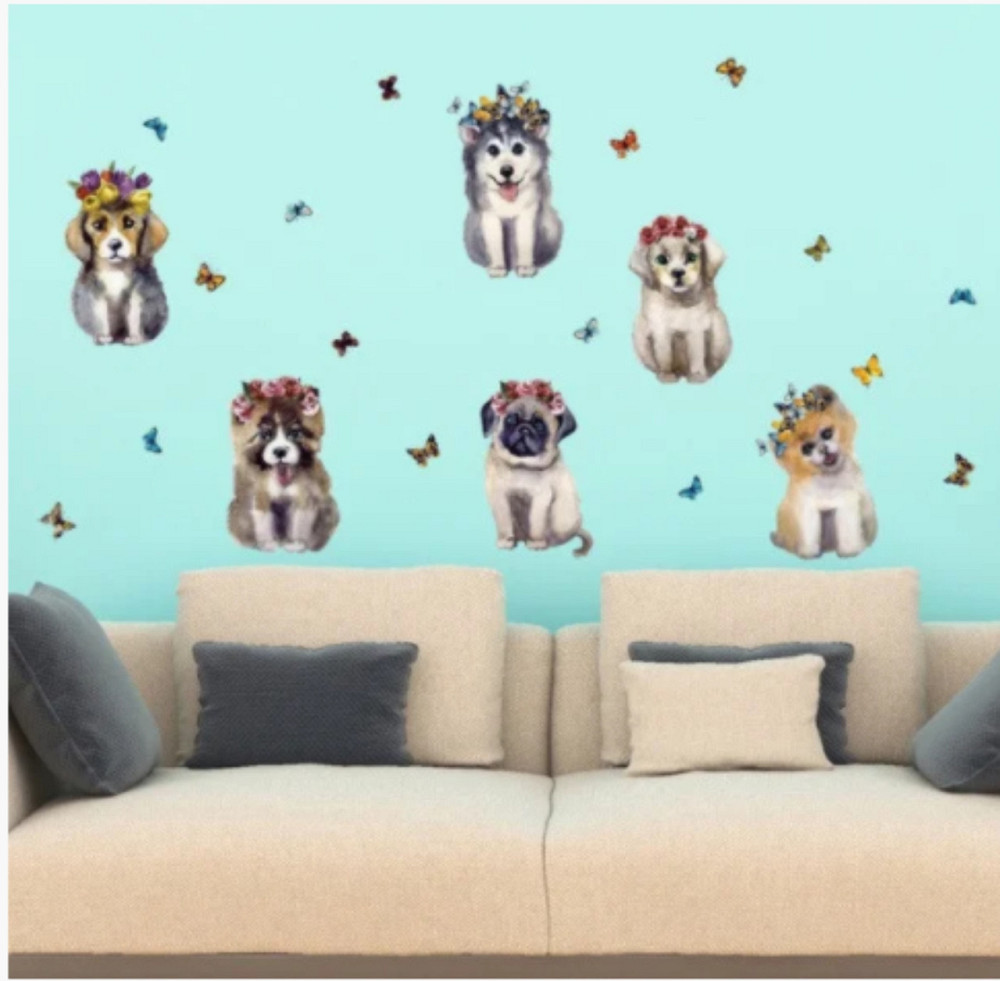 Наклейки на стіну декоративні Собачки Київ - фото 6