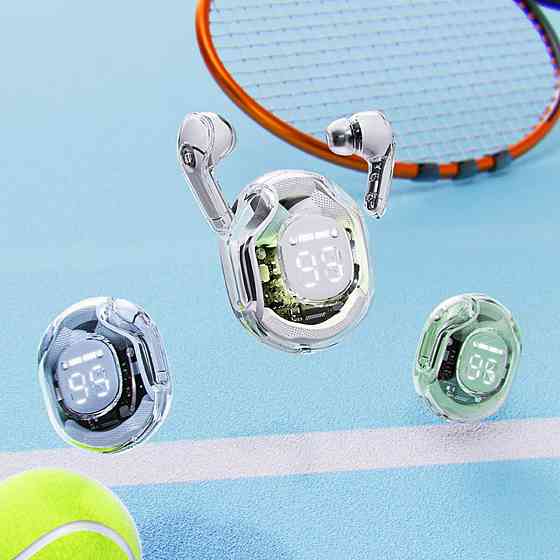 Навушники ACEFAST T8 Crystal color (2) bluetooth earbuds White Moon Київ