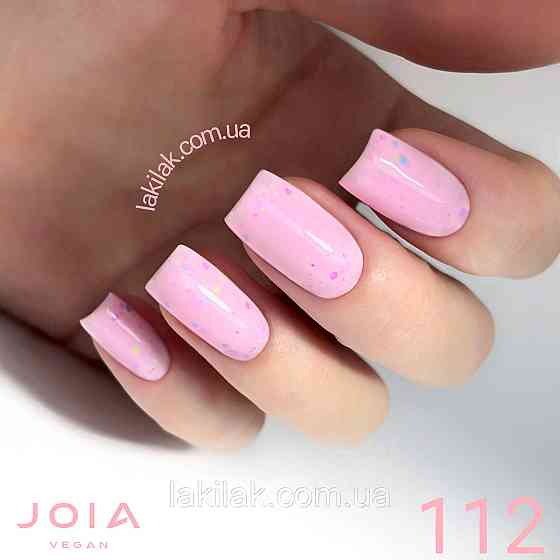 Гель-лак JOIA vegan 112, Cotton candy, light pink, 6 мл Херсон