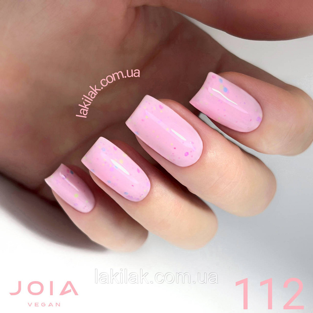 Гель-лак JOIA vegan 112, Cotton candy, light pink, 6 мл Херсон - фото 1