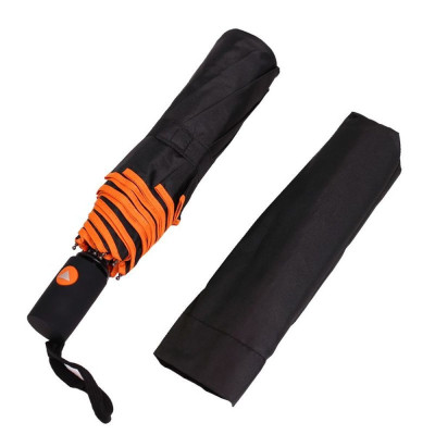 Зонт Bergamo Sky Полуавтомат Черно-оранжевый (7040010) Винница - изображение 3